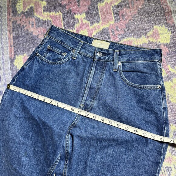 Everlane The Curvy 90's Cheeky Straight Blue Jeans Women's Size 30 Regular 30R - Picture 5 of 12